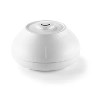 Compact flame-effect desktop aroma diffuser